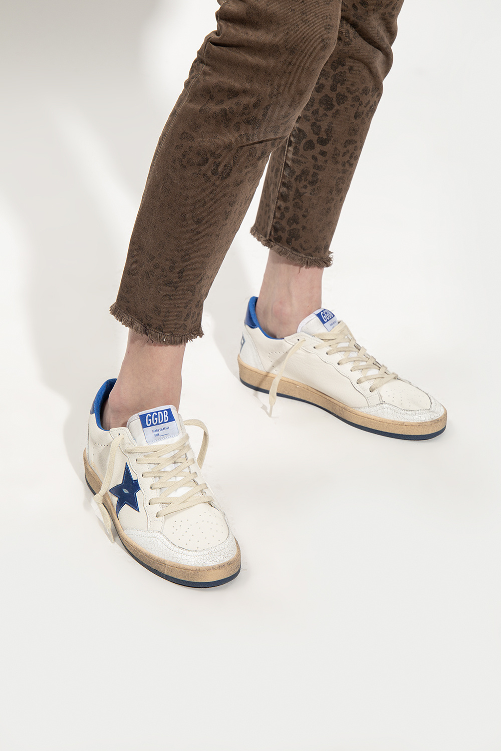 Golden Goose Ball Star sneakers Women s Shoes mm knee length cowboy style boots Marrone Tgkb5Shops